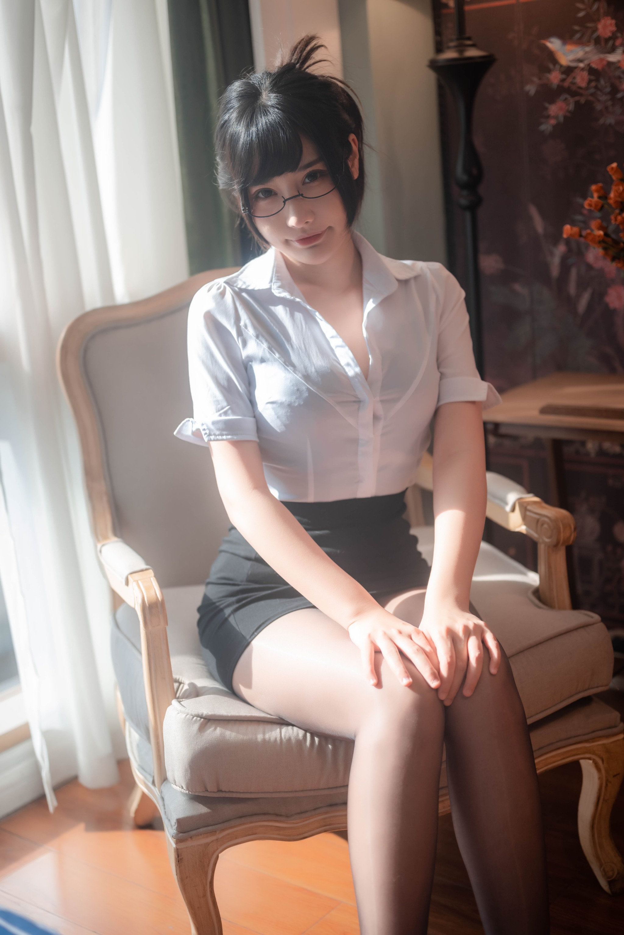 糖果果Candy - NO.005 室内ol[102P]-XikXak